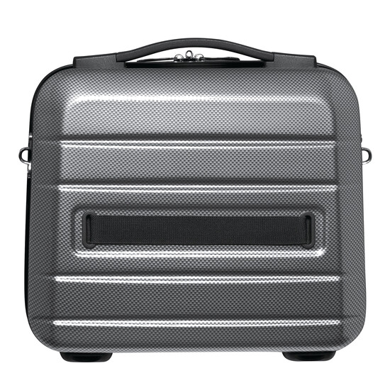 Kosmetikkoffer LONDON 2.0, carbon silber