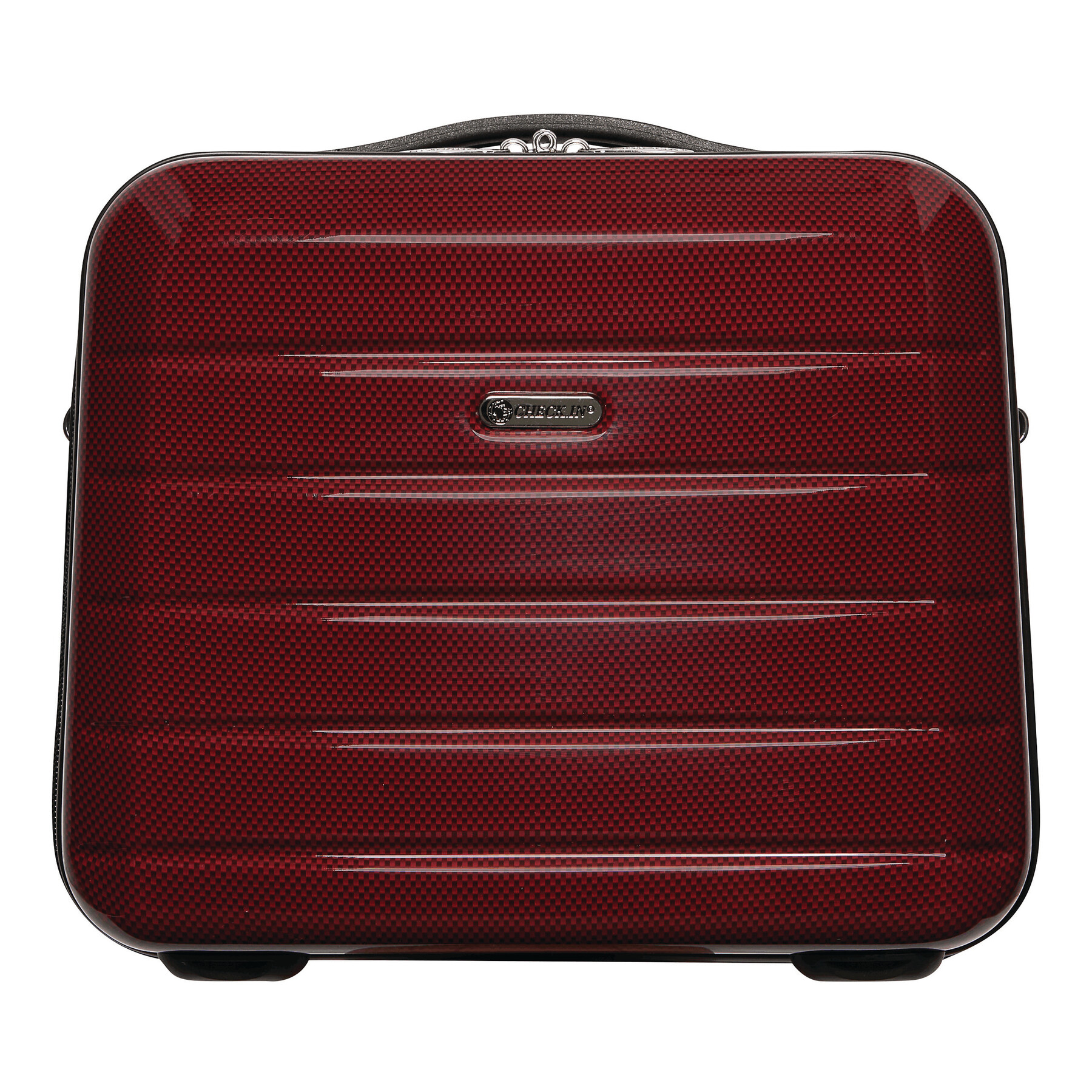 Kosmetikkoffer LONDON 2.0, carbon rot