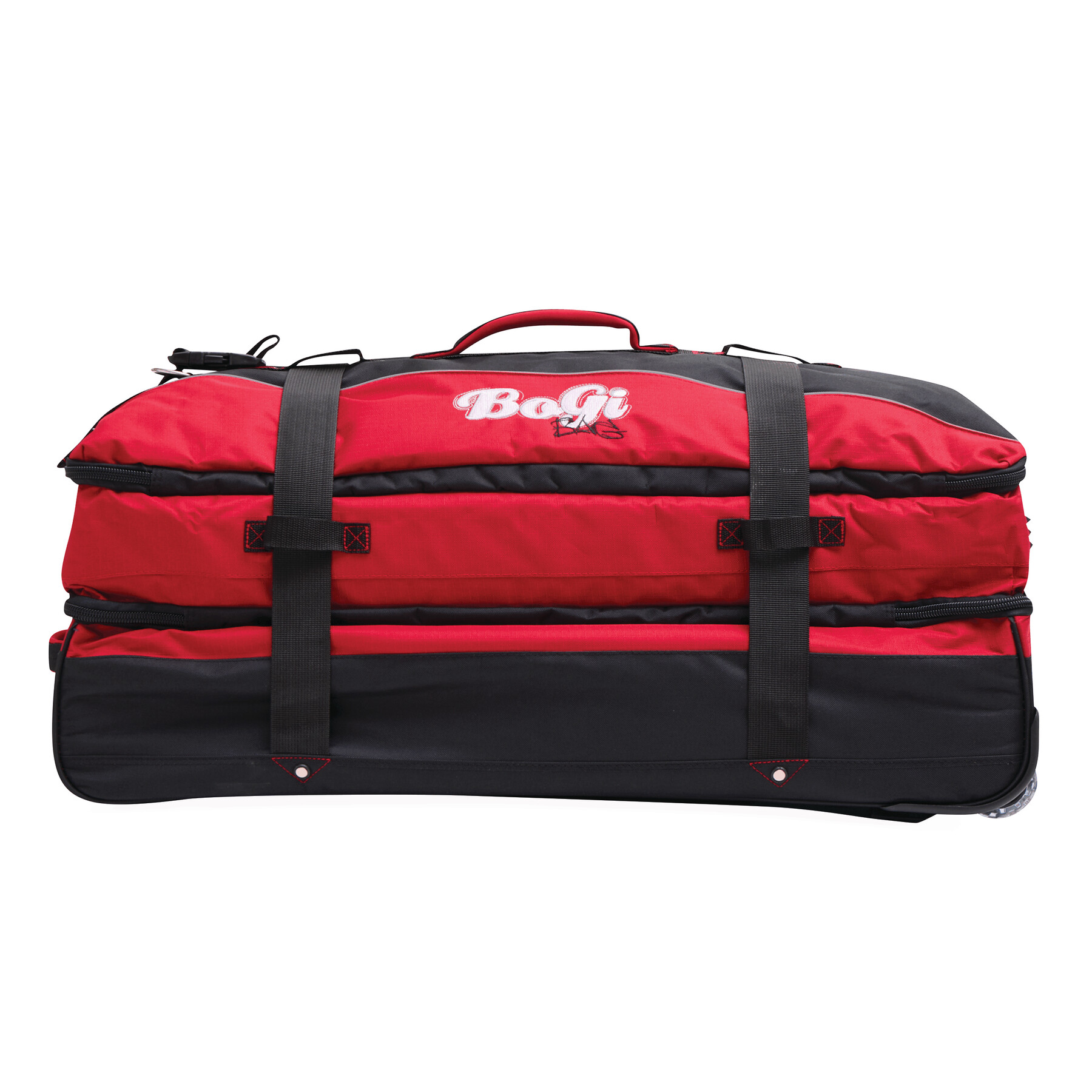 Trolley-Reisetasche BoGi XL, rot, schwarz