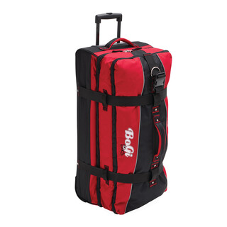 Trolley-Reisetasche BoGi XL, rot, schwarz