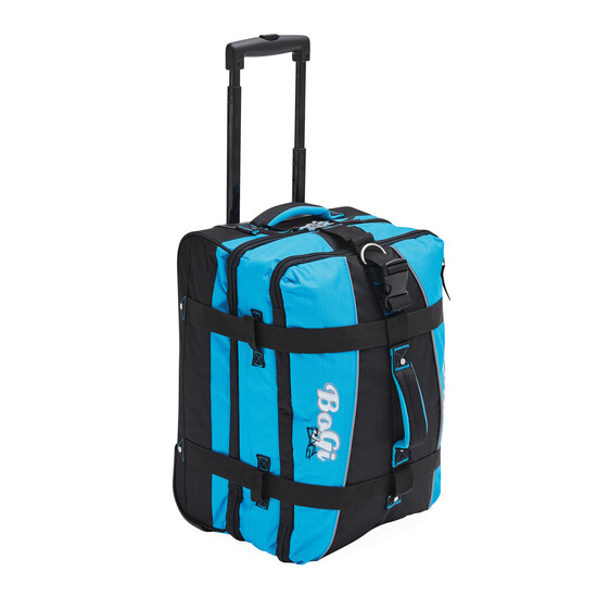 Trolley-Reisetasche BoGi S, blau, schwarz
