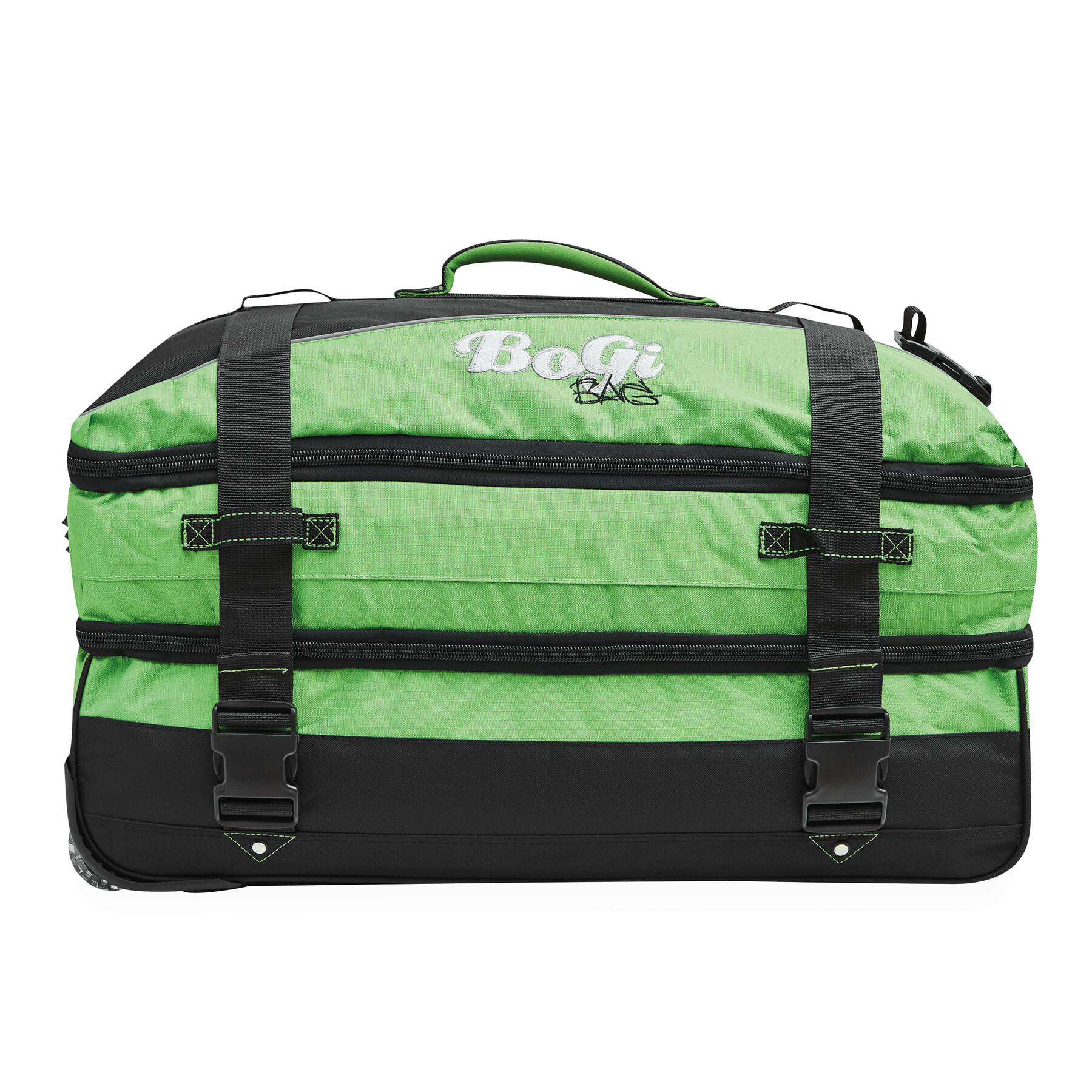 Trolley-Reisetasche BoGi L, grün, schwarz