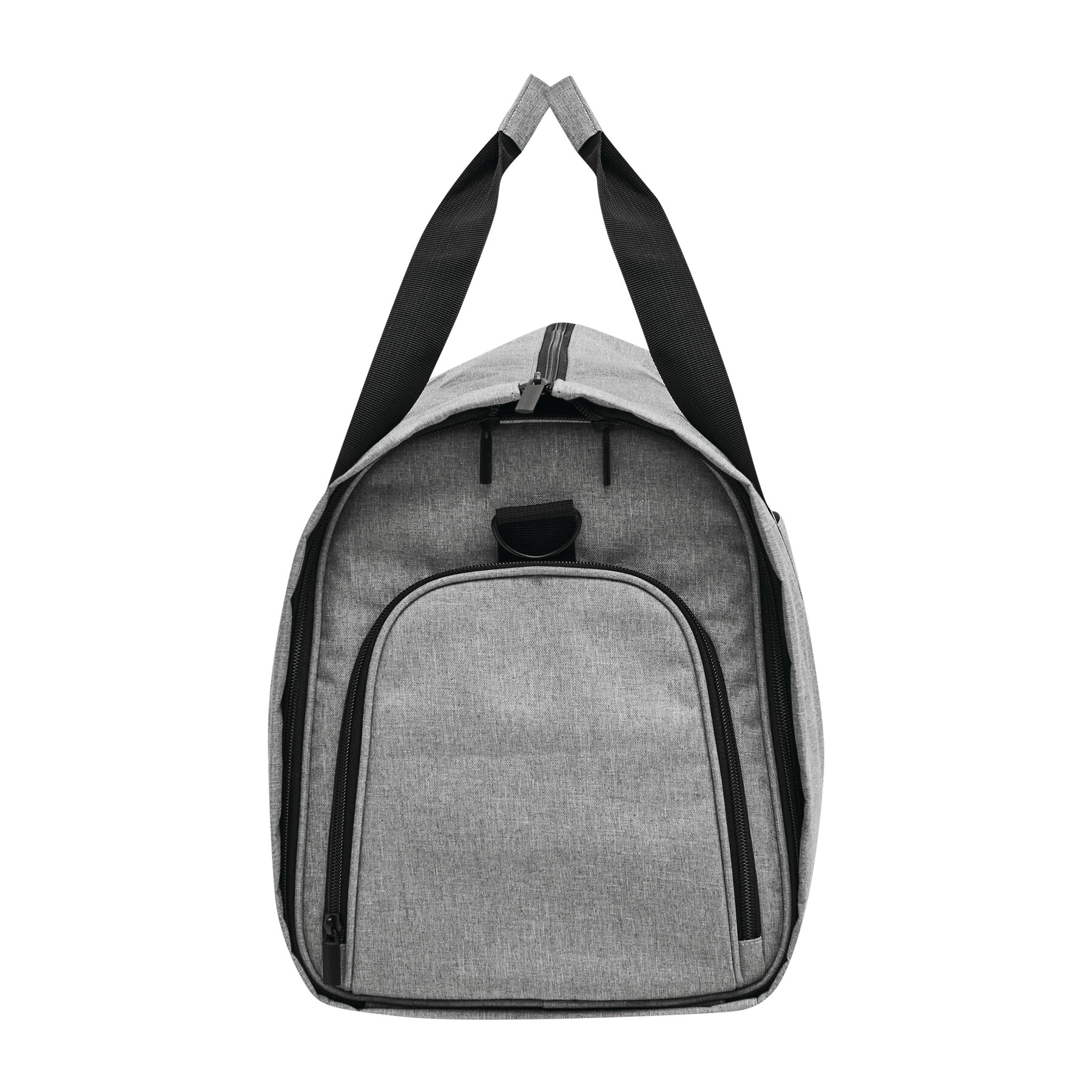 Reisetasche MILANO mit integriertem Kleidersack, grau, schwarz