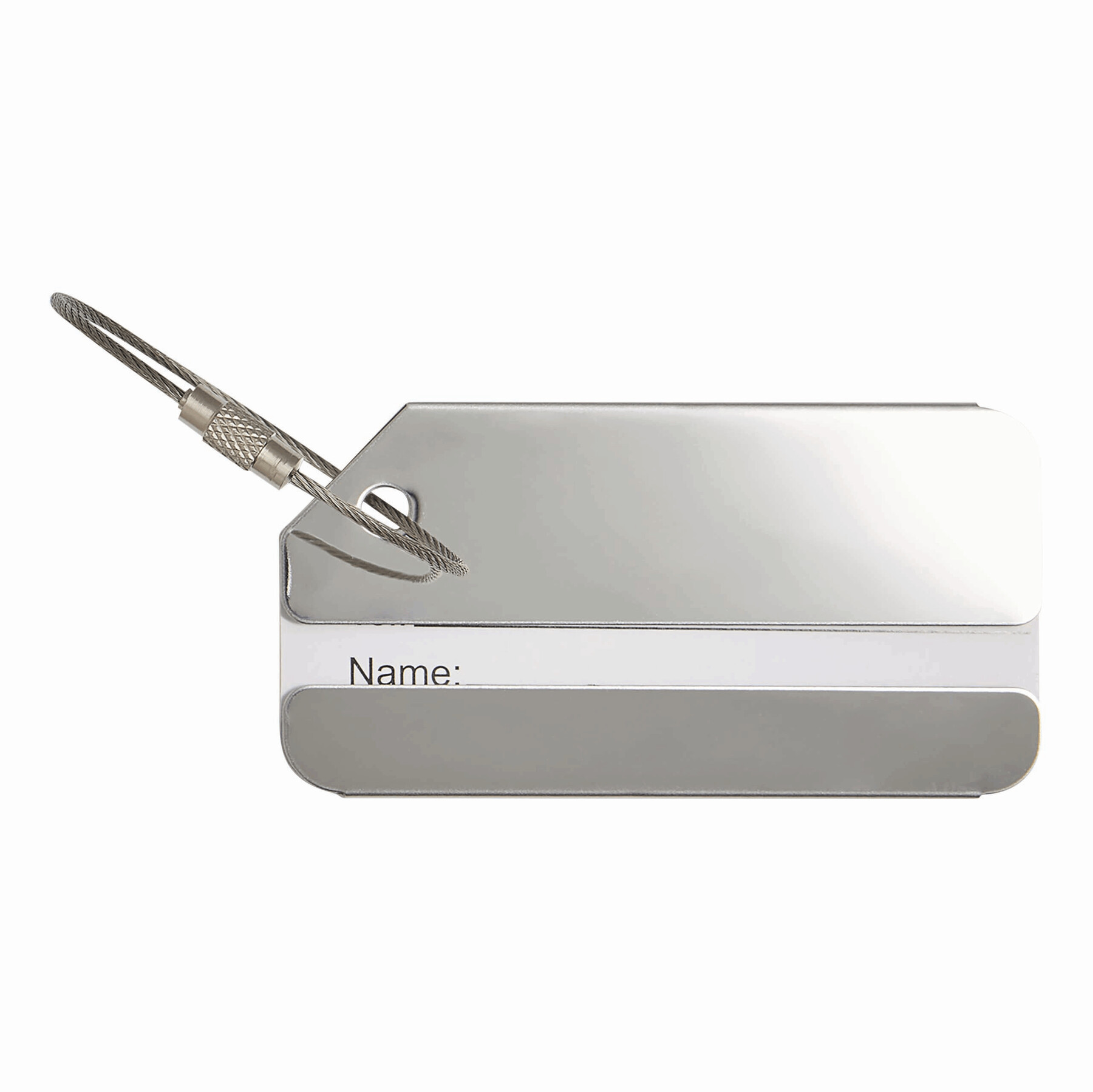 Kofferanhänger TRAVELLER, silber