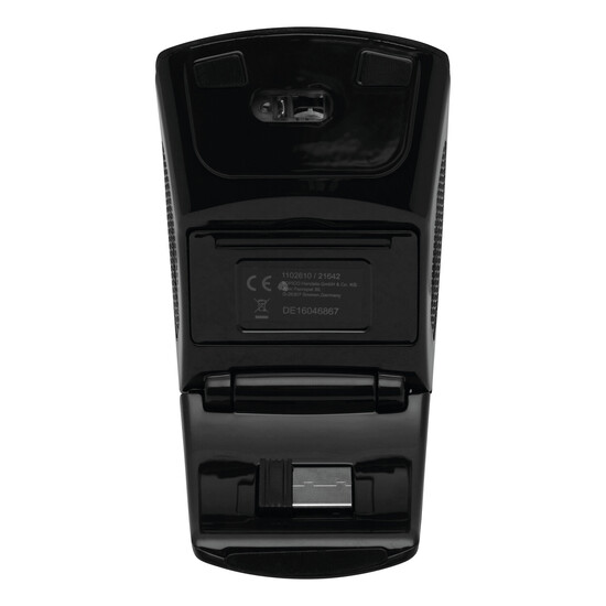 Optische Klappmaus SINUO, schwarz