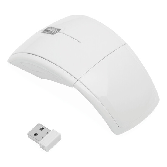 Optische Klappmaus SINUO, weiß