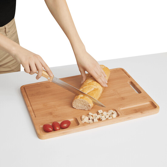 Großes Schneidebrett BAMBOO SERVING, braun