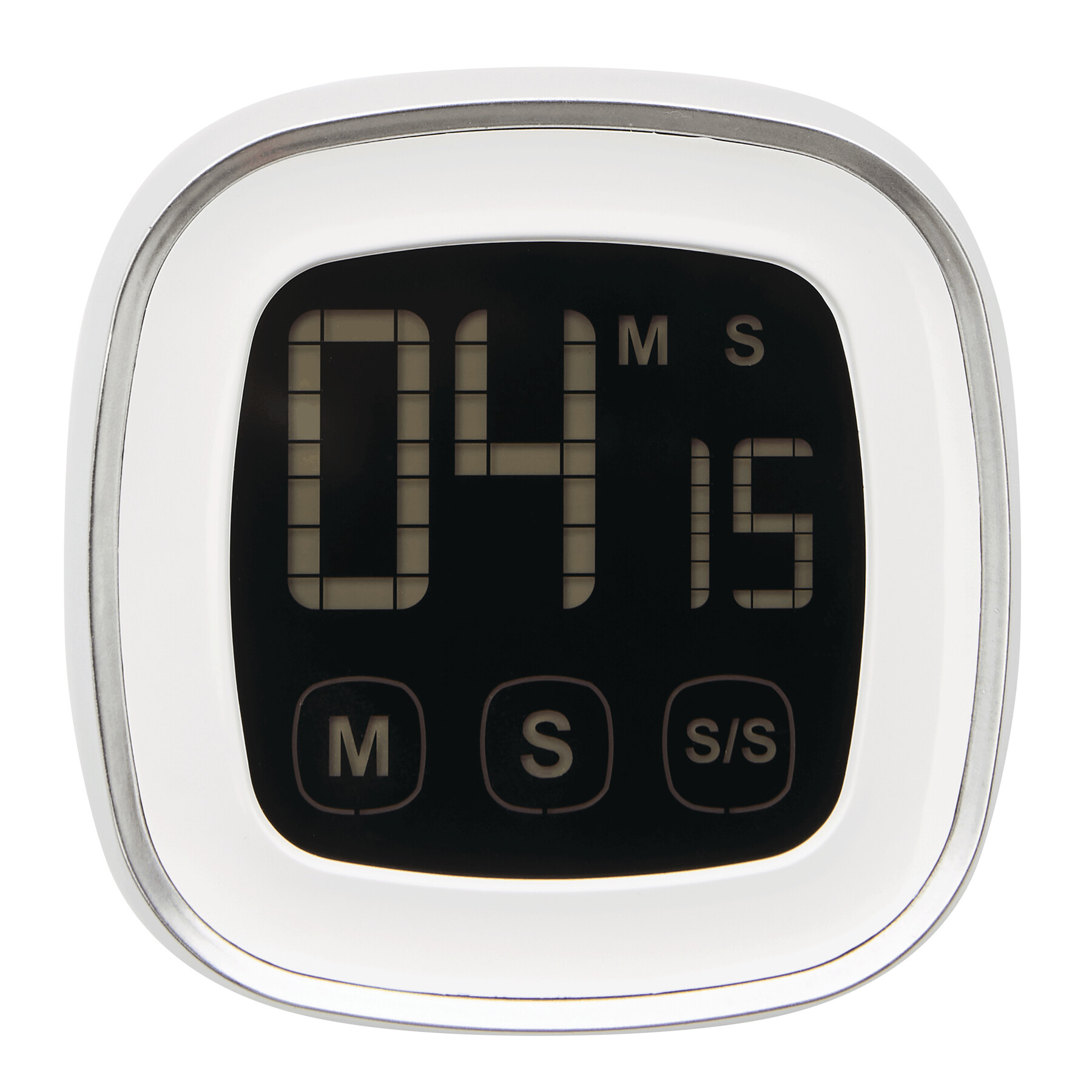 Küchentimer TOUCH´N´COOK, silber , weiß