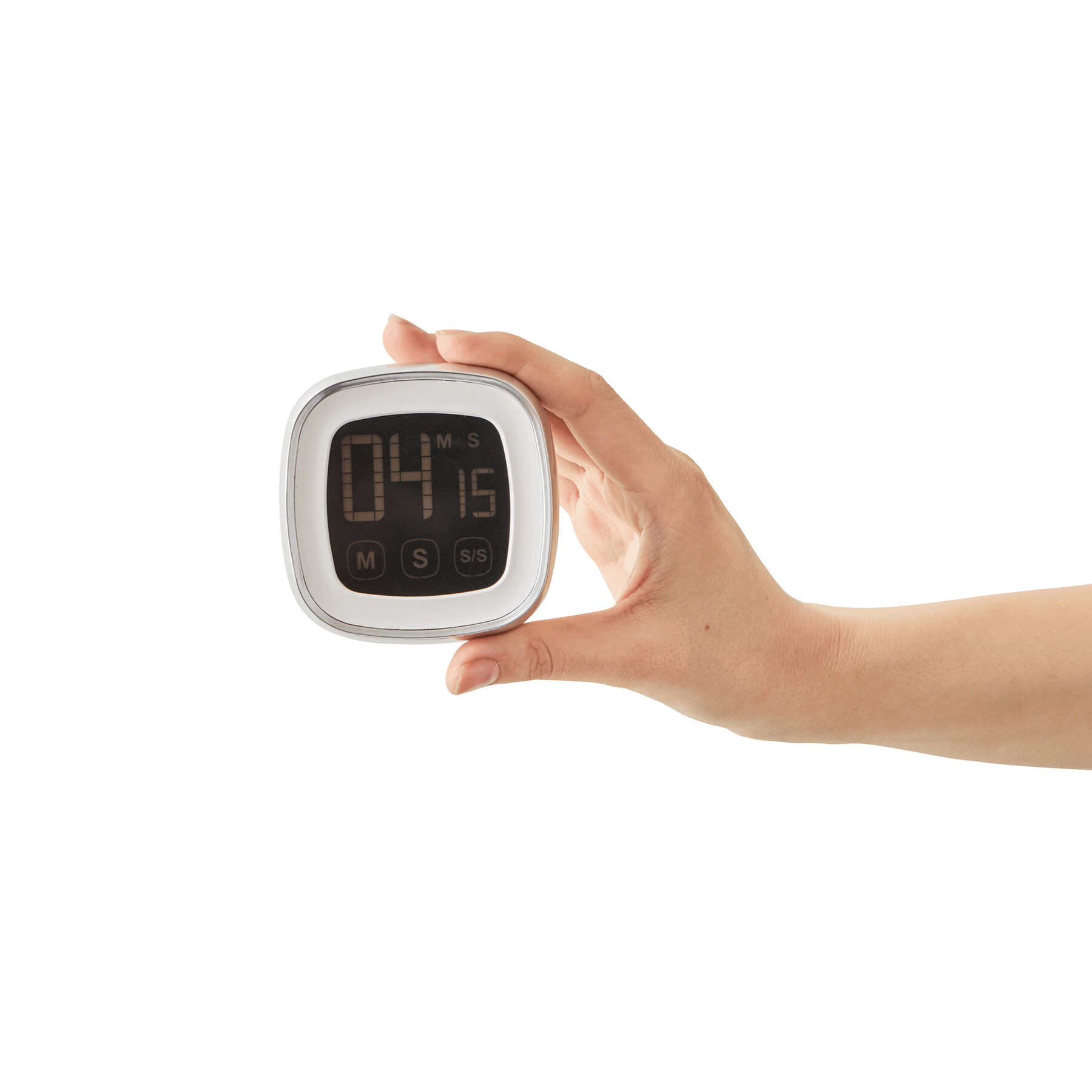 Küchentimer TOUCH´N´COOK, silber , weiß