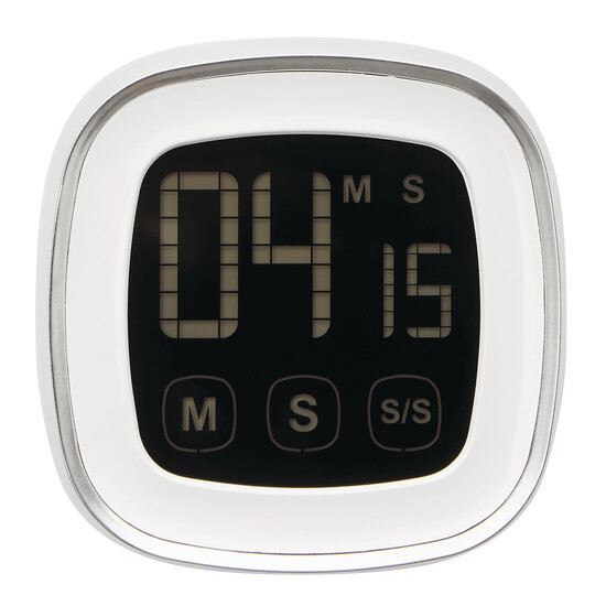 Küchentimer TOUCH´N´COOK, silber , weiß