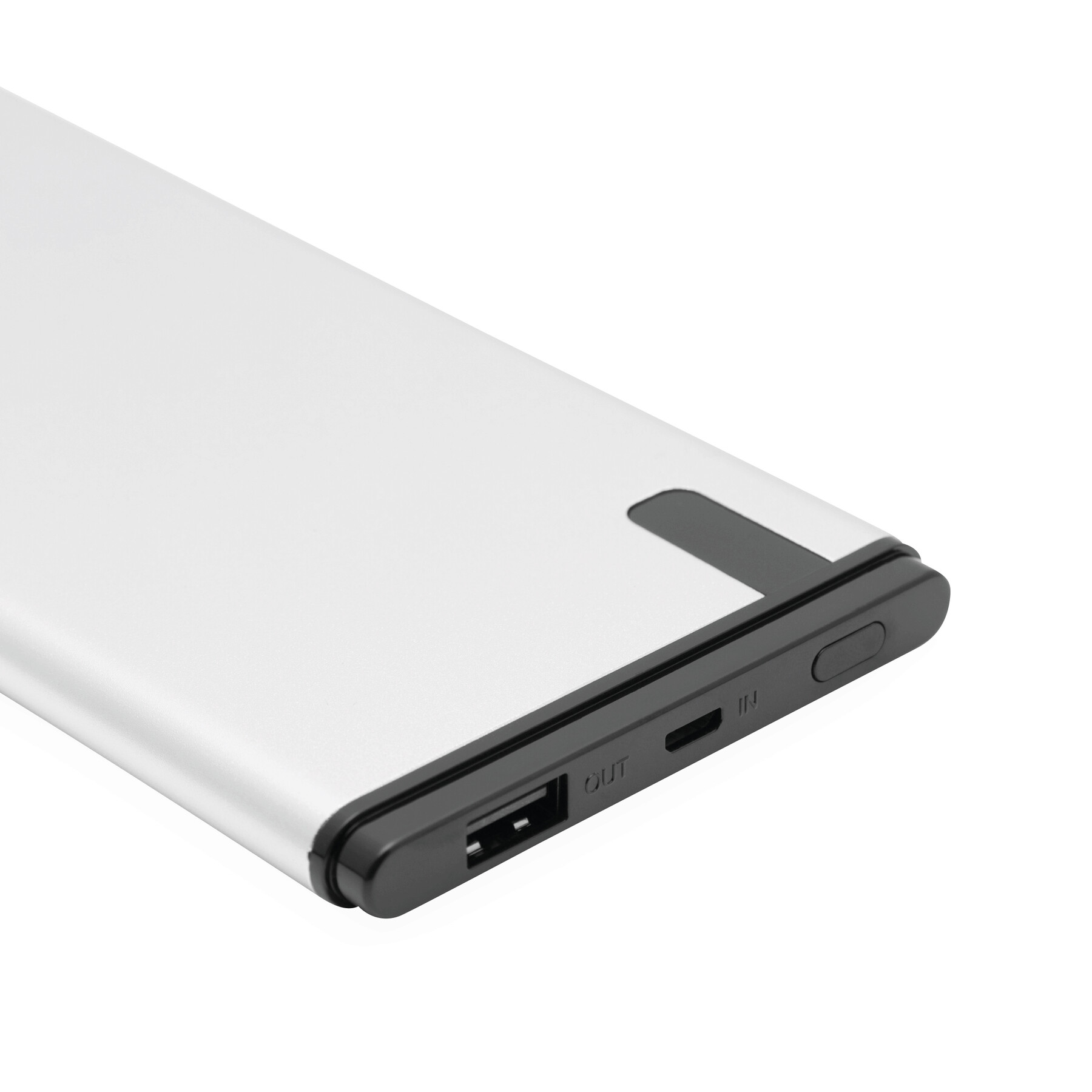 Powerbank INDICATOR, silber