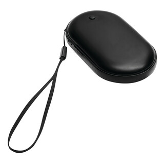 Powerbank und Taschen- / Handwärmer HEAT POWER, schwarz