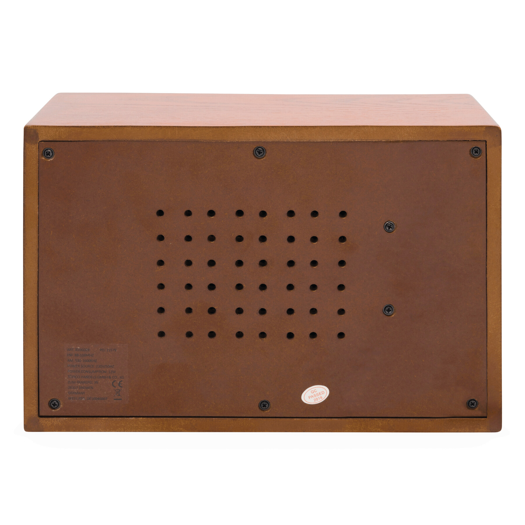 AM/ FM-Radio RECEIVER, braun