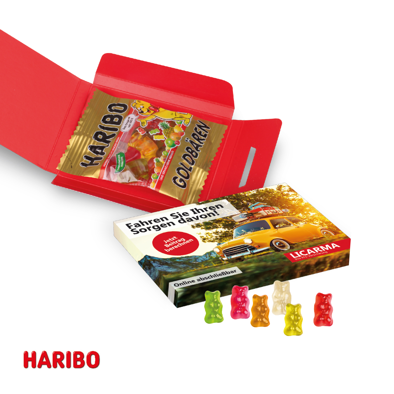 HARIBO Fruchtgummi-Briefchen, Express