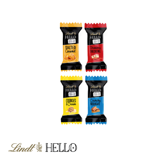 Lindt HELLO im Werbeschuber