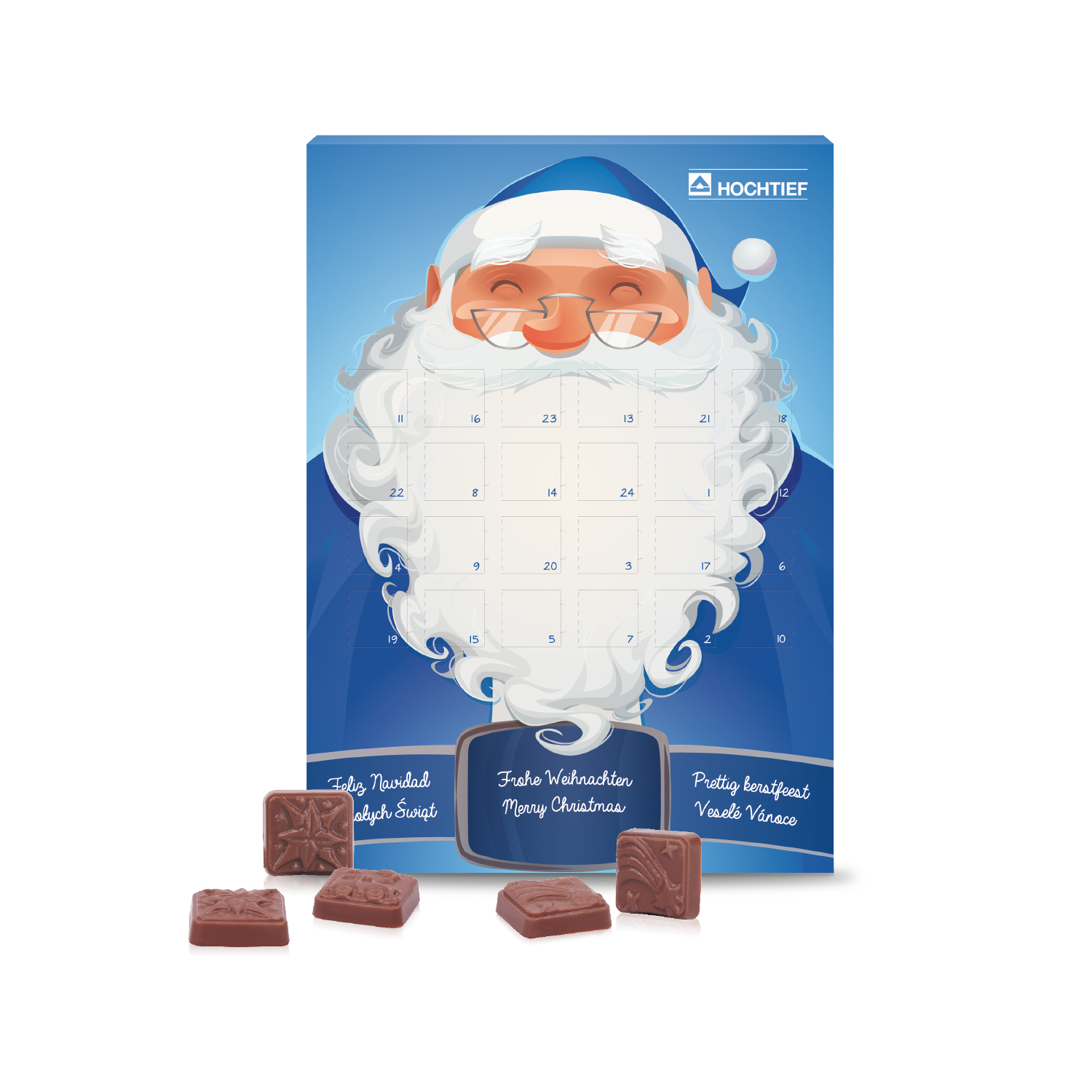 Wand-Adventskalender "Classic Design"