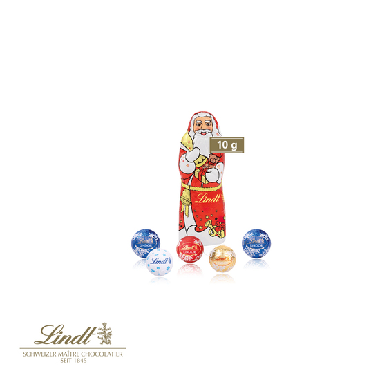 3D Präsent "LKW" mit Lindt Minis und Nikolaus