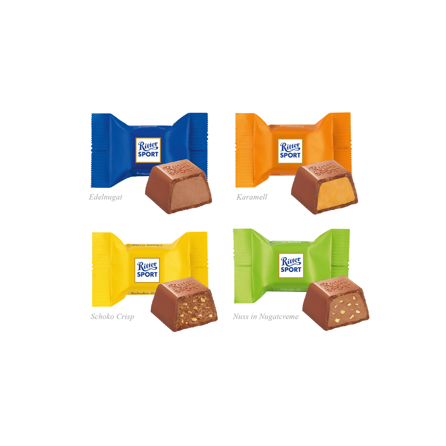 3D Präsent "Haus" mit Ritter SPORT Schokowürfel