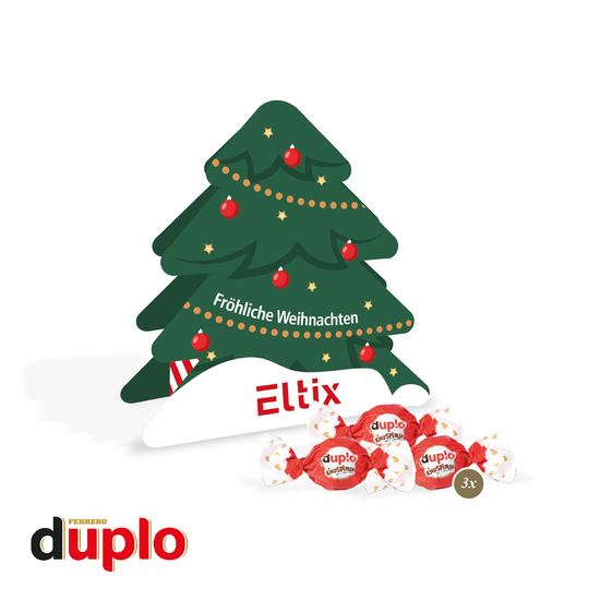 Präsent Tannenbaum mit duplo Knusperlen