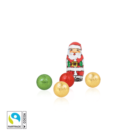 Präsent "Weihnachtsbaum" mit Fairtrade® Schokolade