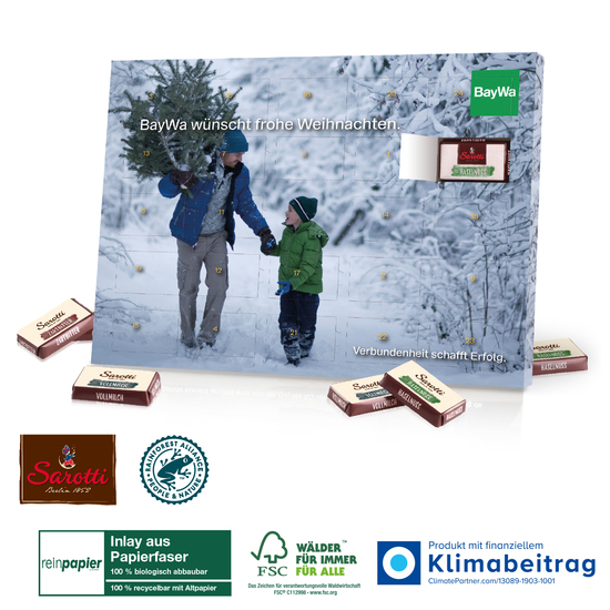 Tisch-Adventskalender Sarotti „Business Exklusiv“ Organic