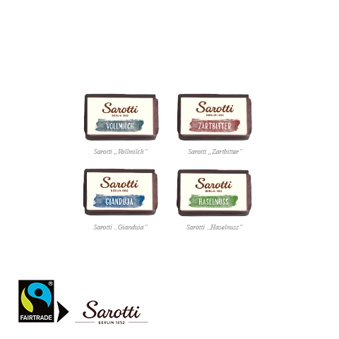 Adventskalender Weihnachtshaus "Exklusiv" mit Sarotti Fairtrade®