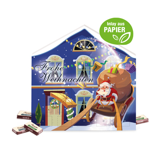 Adventskalender Weihnachtshaus "Exklusiv" mit Sarotti Fairtrade®