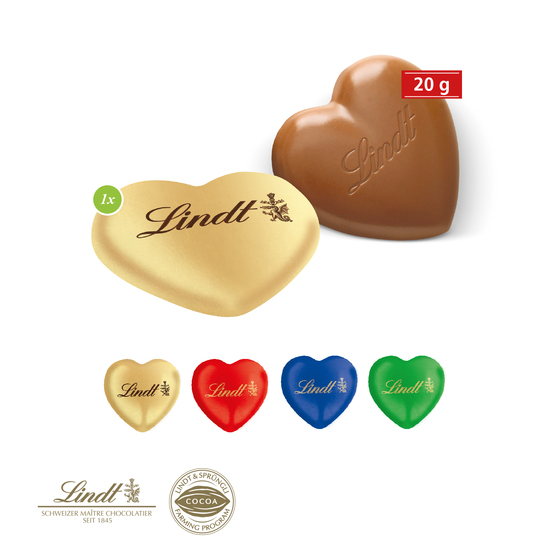 Lindt Herz, 20 g im Werbebriefchen