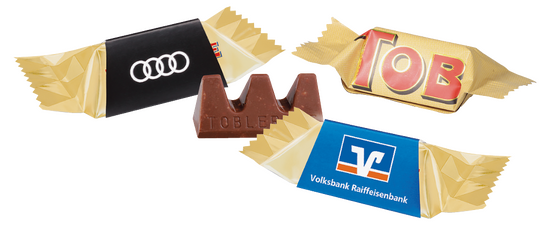TOBLERONE Minis mit Werbebanderole