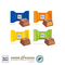 Adventskalender mit Ritter SPORT Schokowürfel, Inlay aus 100% recyceltem Material
