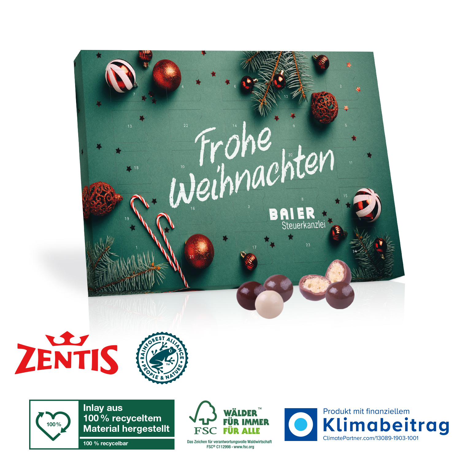 Tisch-Adventskalender Zentis „Business“