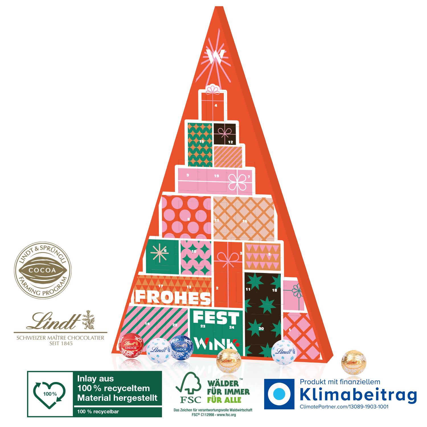 Adventskalender Lindt „Weihnachtsbaum“