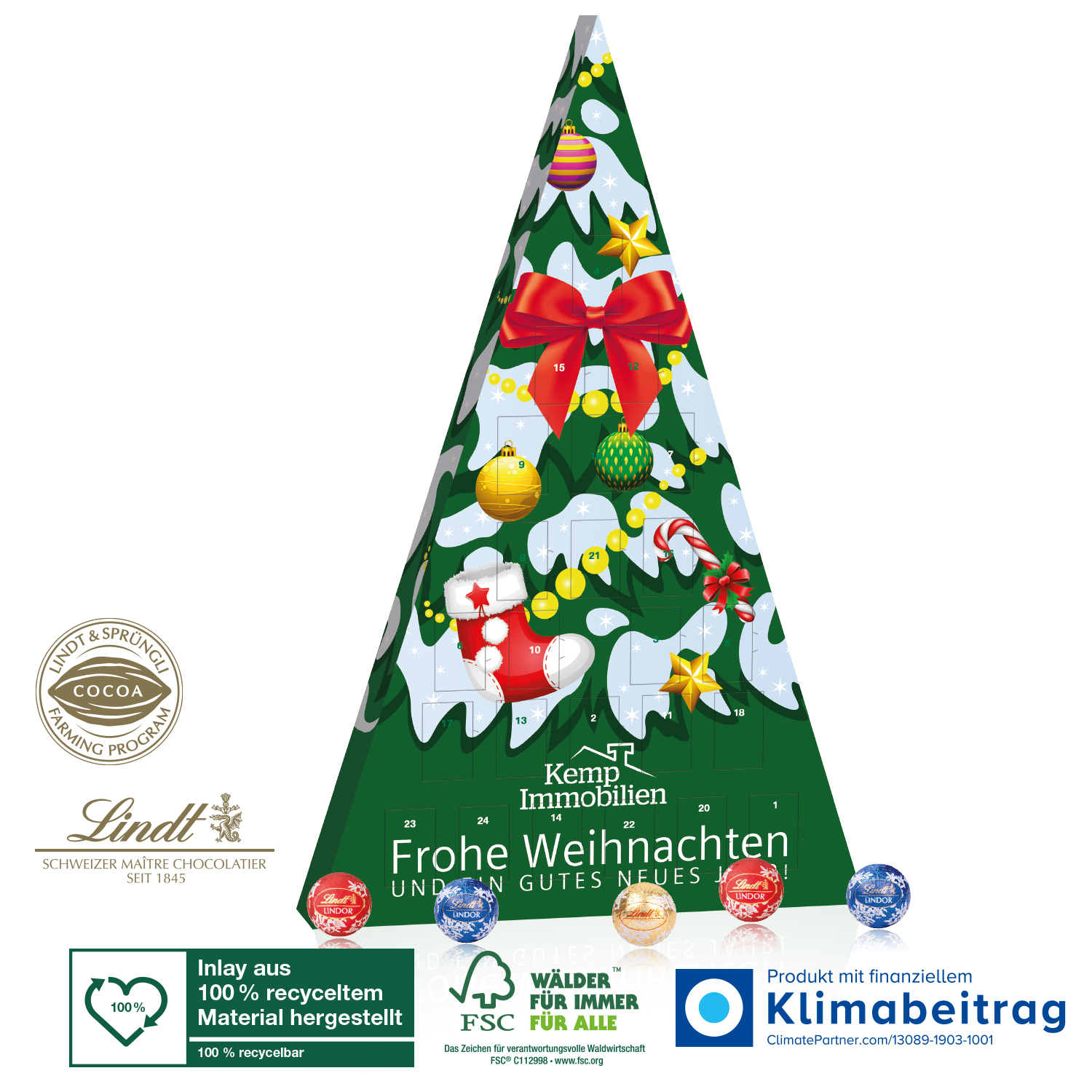 Adventskalender Lindt „Weihnachtsbaum“
