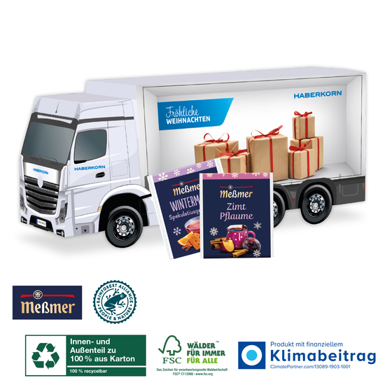 Adventskalender Meßmer „Tee-LKW“