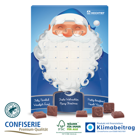 Wand-Adventskalender „Classic Design“, 75 g