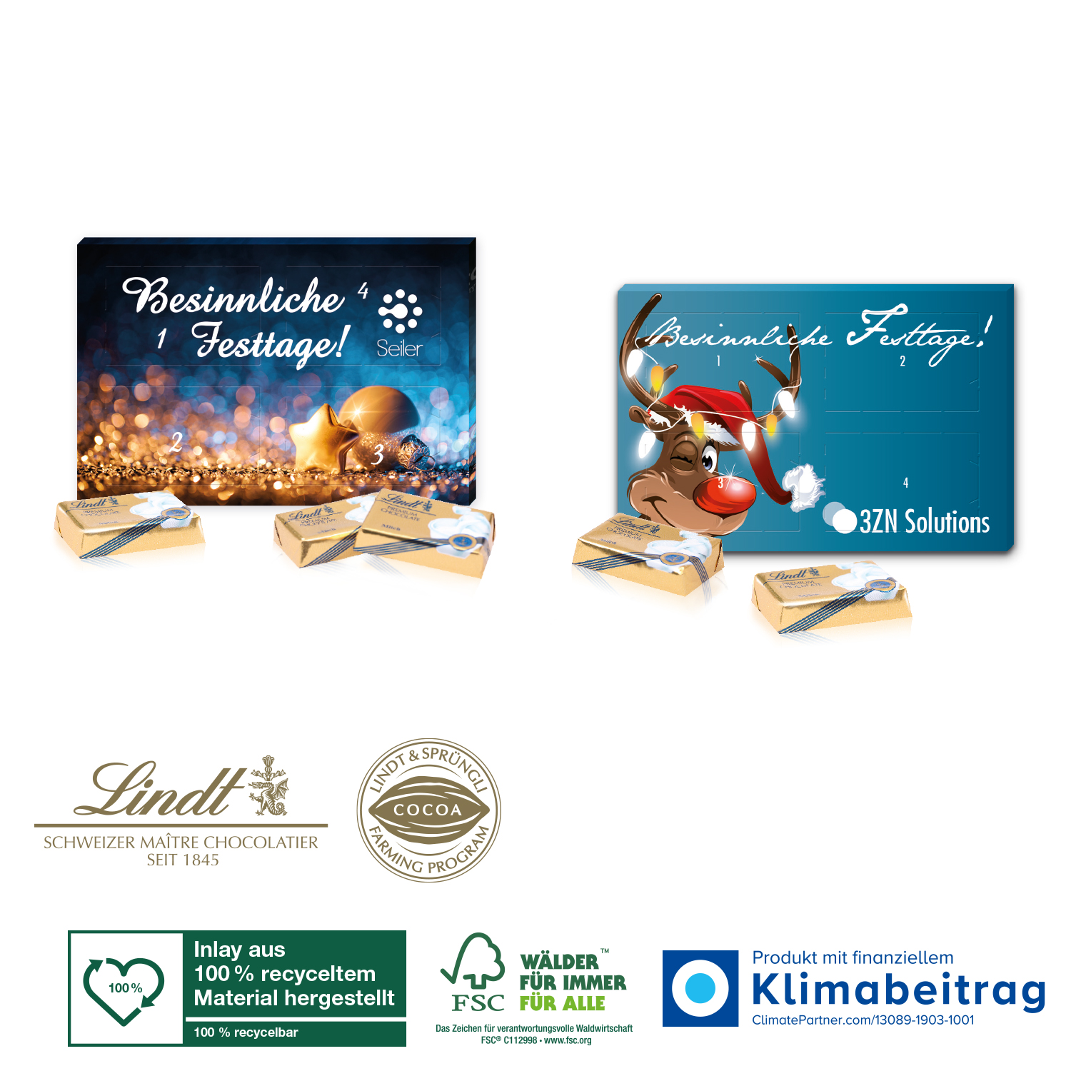 Super-Mini-Adventskalender Lindt „XXS“