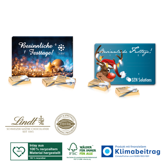 Super-Mini-Adventskalender Lindt „XXS“