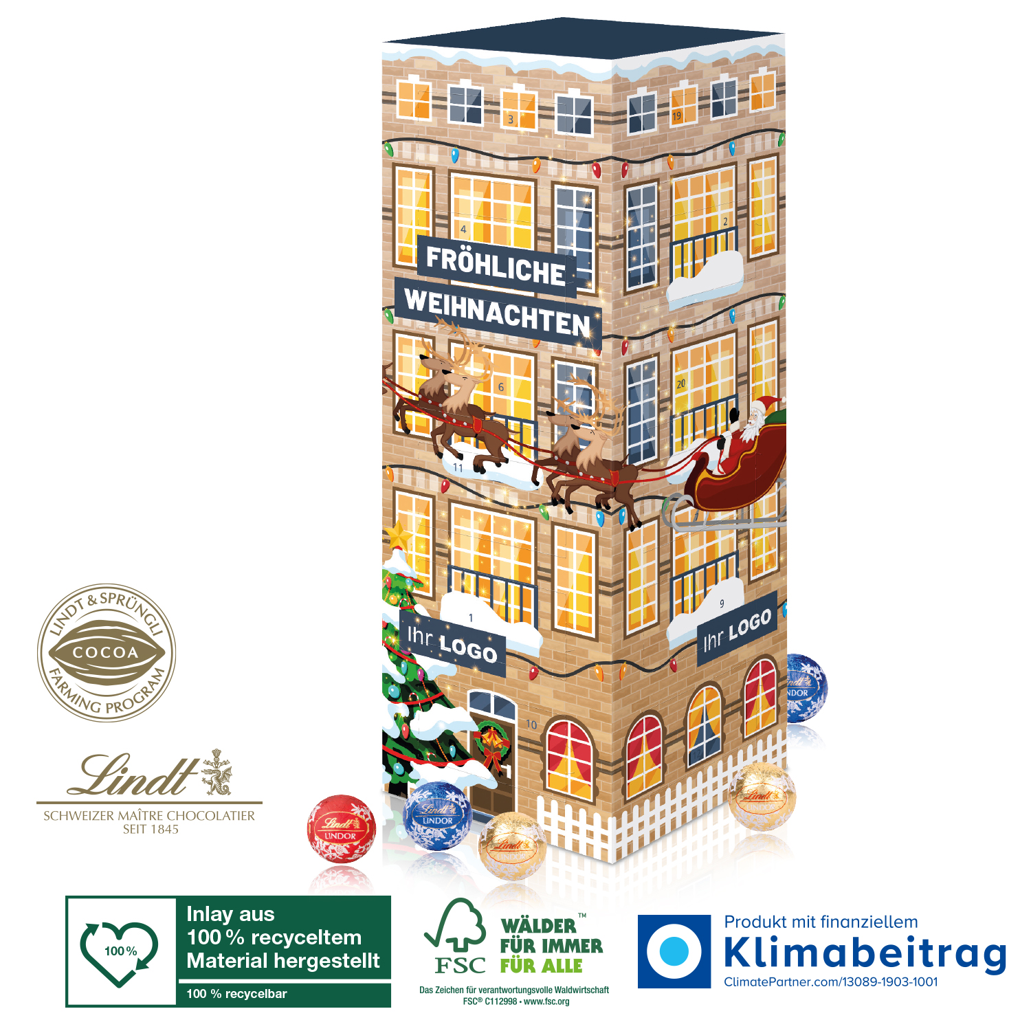 Adventskalender Lindt „Turm“