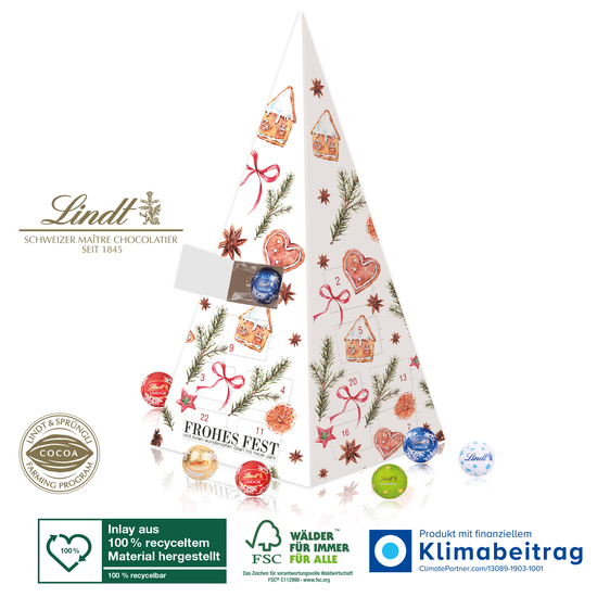 Adventskalender Lindt „Weihnachtspyramide“