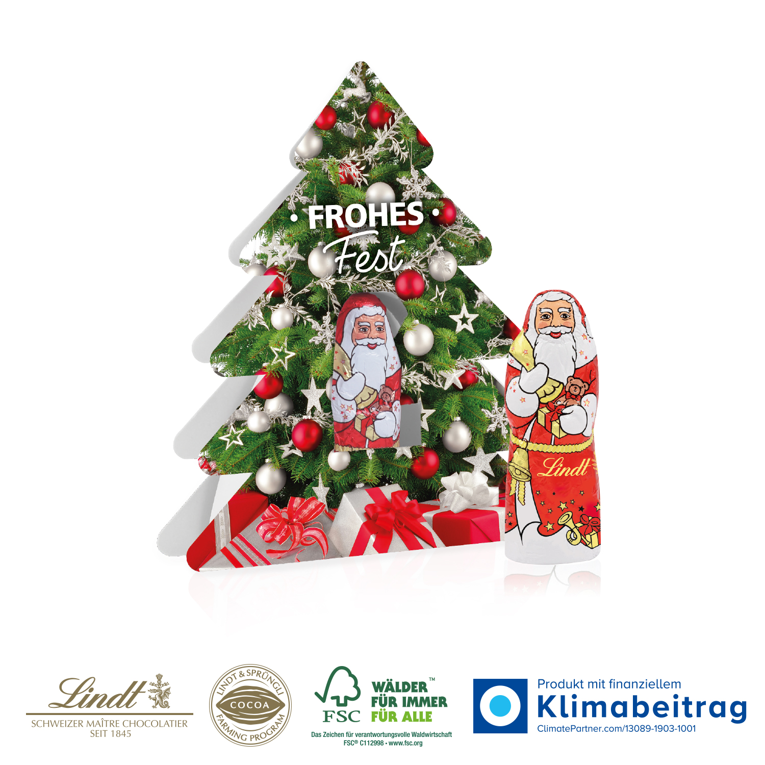 Weihnachtsbaum mit Nikolaus