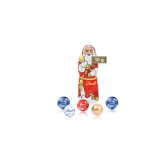 3D Präsent "LKW" mit Lindt Minis und Nikolaus