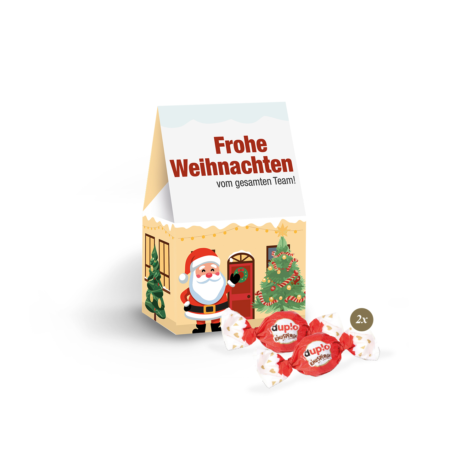 Präsent "Christmas Minis" mit duplo Knusperlen