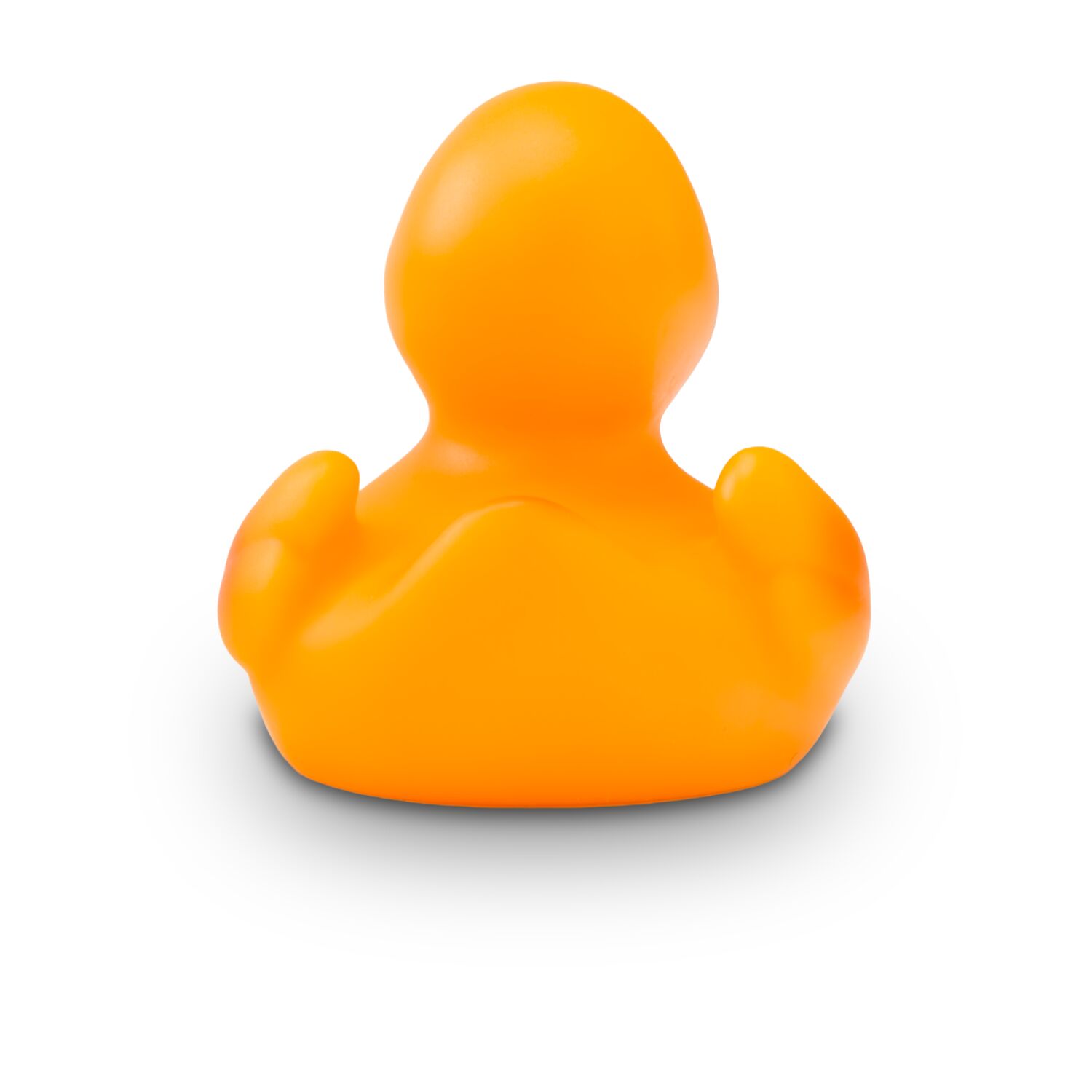 gelbe Badeente Carla Mini mit orangenem Schnabel, Größe 6cm, inkl. Quietschventil