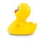 gelbe Badeente Heidi mit Wimpern und blauen Augen,Größe: ca. 10 cm. Inklusive Quietschventil