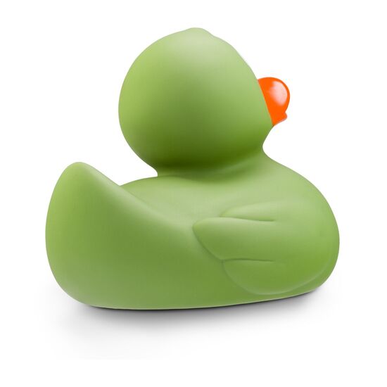 grüne Badeente Gregor XXL mit orangenem Schnabel, Größe: ca. 30 cm, inklusive Quietschventil