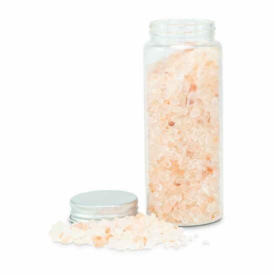 Himalaya-Badesalz 190 g, Patchouli-Sandelholz - auch mit individuellem Etikett