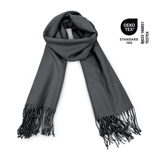 Schal „Modena”, 60 x 180 cm, 230 g/m², 100% Polyester, verpackt im Geschenkkarton , verfügbar in verschiedenen Farben, OEKO-TEX®