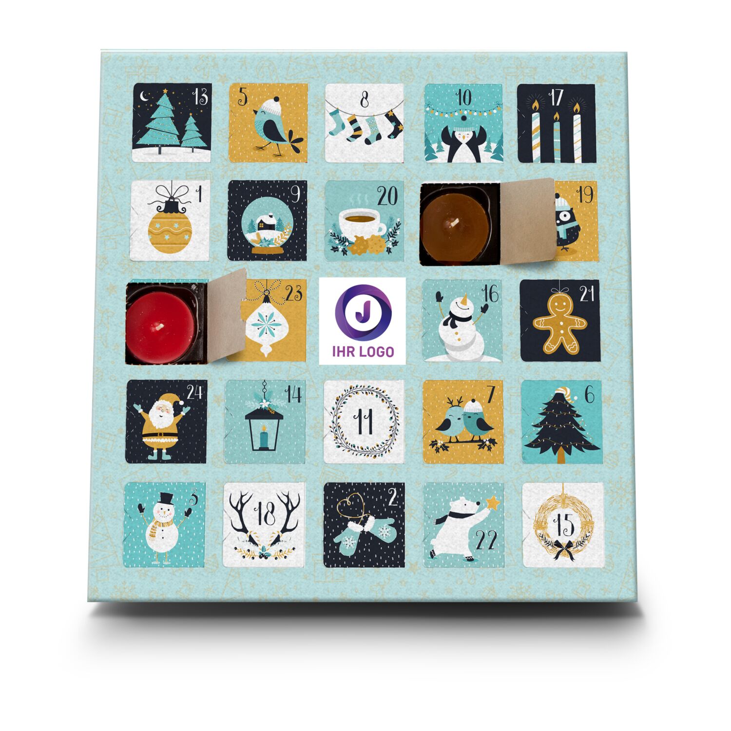 Duftkerzen Adventskalender Charming Christmas Time