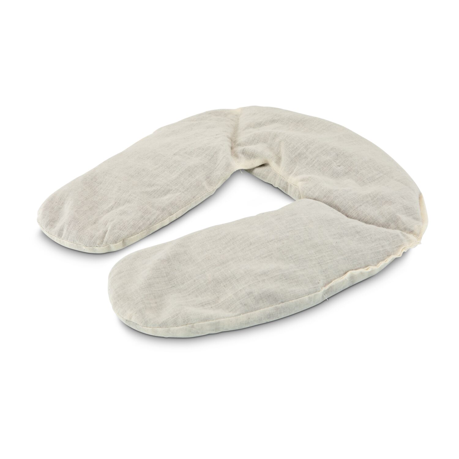 Körnerkissen Relax - Nackenhörnchen, ca. 35 x 27 x 3,5 cm, 650 g Weizen + je 9 g Lavendel, Pfefferminze und Rosmarin, OEKO-TEX®