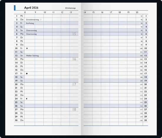 Taschenkalender 10D